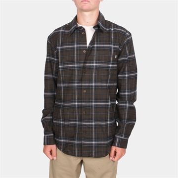 Mads Nørgaard Svano Cotton Flannel Shirt Demitasse Check